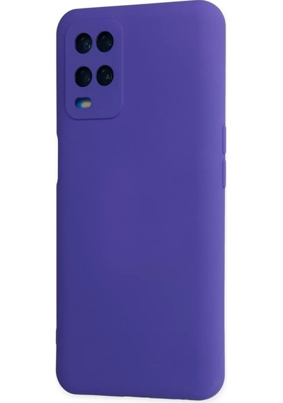 Newface Oppo A54 4g Kılıf Nano İçi Kadife Silikon - Mor
