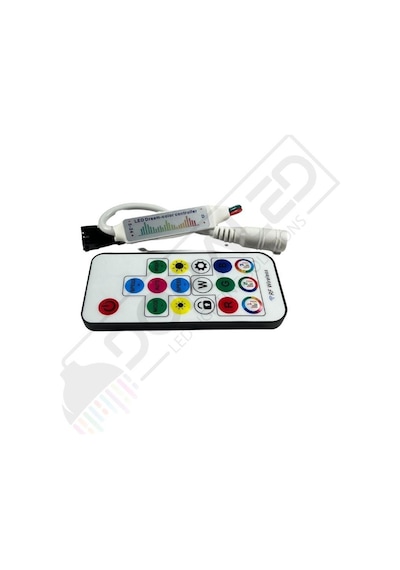 Sp104e Ws2811-ws2812 Volt Argb Müzik Pixel Kontrol Devresi Rf Kumandalı Magic Led