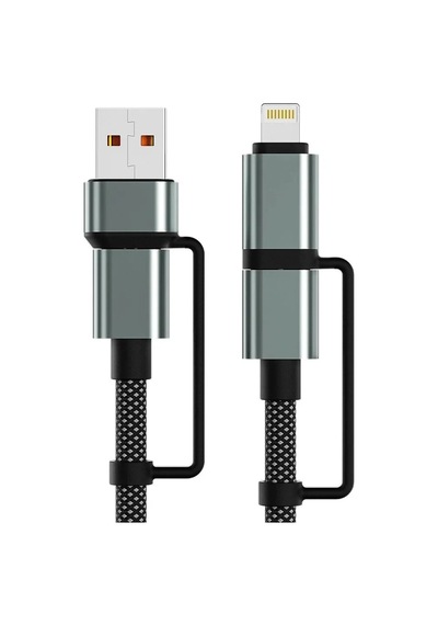 Magicool 4 Ü 1 Arada 100w Akıllı Tasarım Yüksek Dayanıklılık Çoklu Uyumlu Örgülü Hızlı Şarj Kablosu