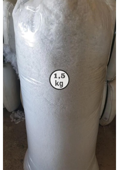 1. Kalite 2,5 Kilo Boncuk Elyaf Özel Üretim Yapışma Yapmaz Beyaz11 45 X 45