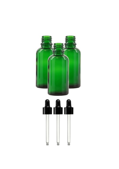 Aropi Yeşil Cam Şişe Damlalıklı 100 Ml 10 Adet