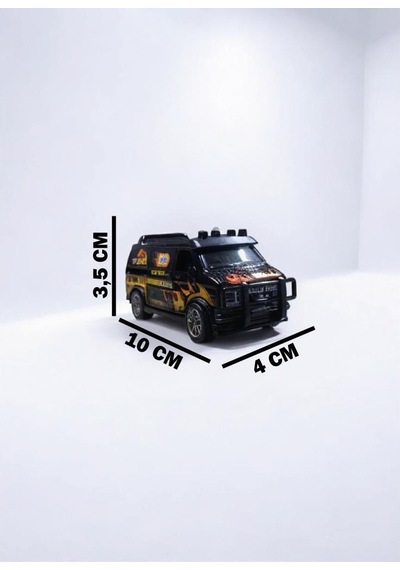 Nostaljik Metal Çek Bırak Minibüs 1/36 Ölçek