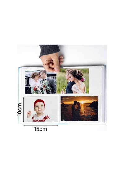 200'lük Eyfel Kulesi Desenli 10x15cm Fotoğraf Albümü