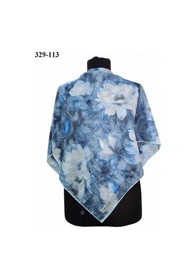 Moonscarfs Moonscarf Soft Pamuk Eşarp Mavi 329-113 Çok Renkli