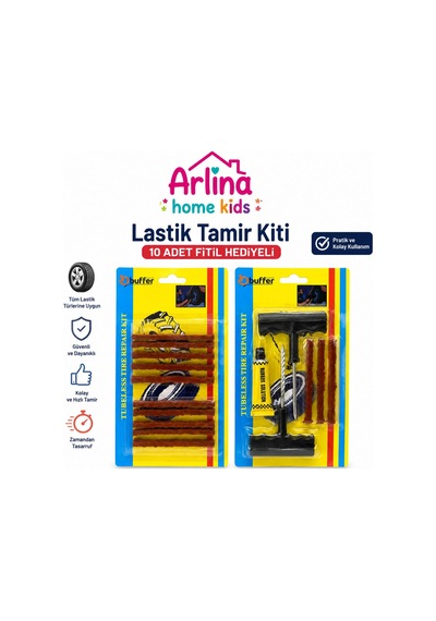 Araç Motosiklet Lastik Tamir Seti +10 Adet Fitilli