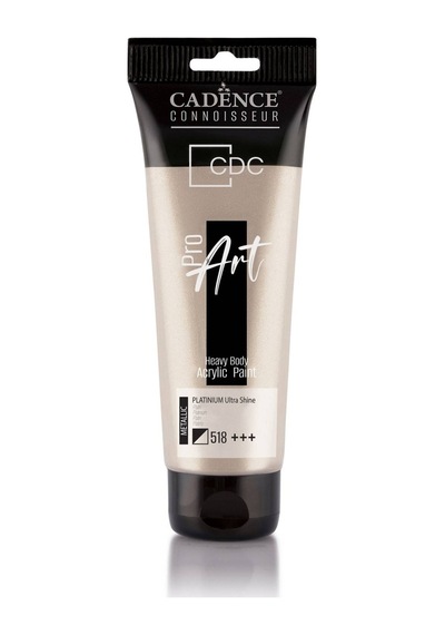 Cadence Prd518 Platin Proart Heavy Body Akrilik Boya 120 ML - Tüp Akrilik Boya