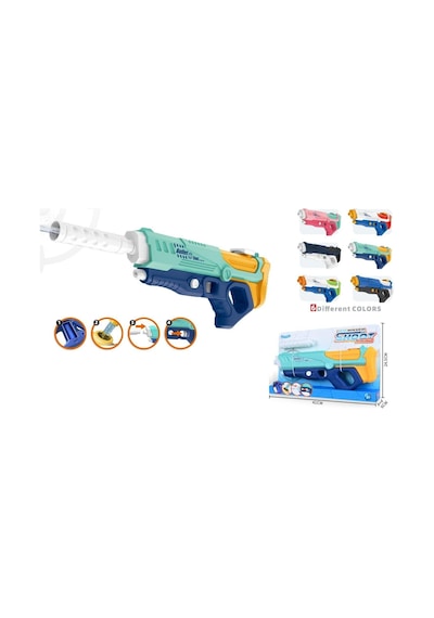 Toycraft X Şarjlı Otomatik Su Tüfeği Turbo Serinlik Renkli