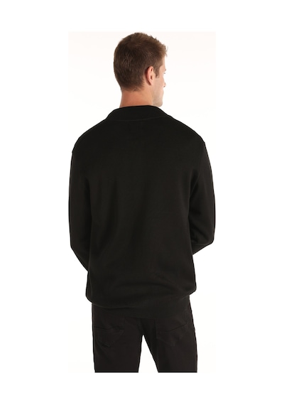 Colin's Colins Regular Fit Fermuarlı Triko Siyah Erkek Hırka Cl1064848 Siyah