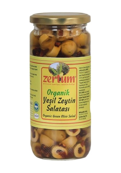 Zertum Organik Yeşil Zeytin Salatası 290 G