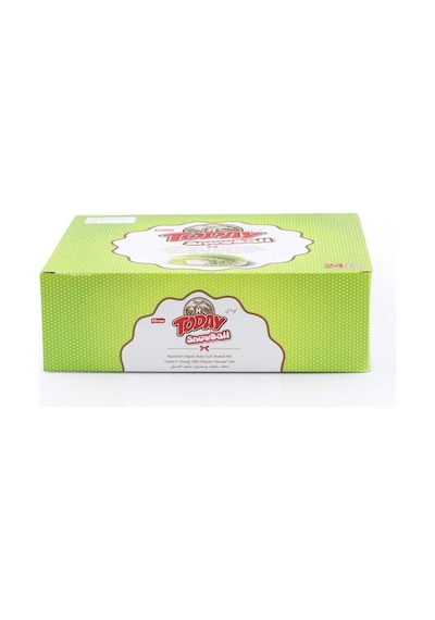 Today Snowball Antep Fıstık Aromalı Kek 35 Gr. 24 Adet (1 Kutu)