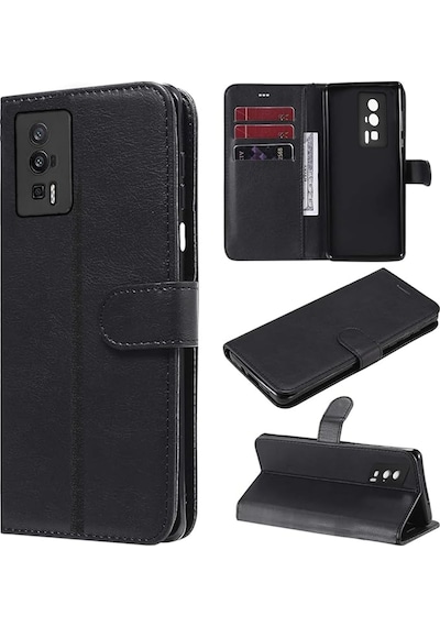 Poco F5 Pro / K60 Pro Cüzdanlı Standlı Kapaklı Deri Kılıf Al4232