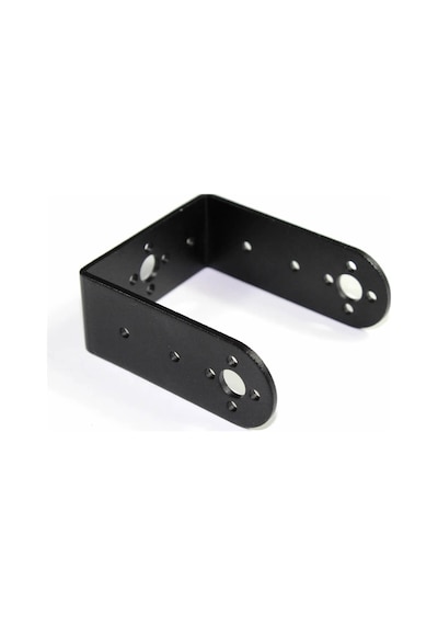 Uzun U Servo Motor Metal Montaj Parçası Braket Mg995 Mg996r S3003 Td-8120mg Alüminyum Tutucu
