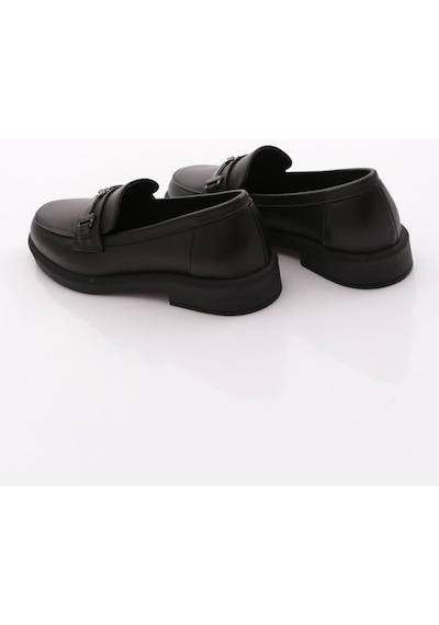 Dgn 24044 Kadin Loafer Ayakkabi Siyah