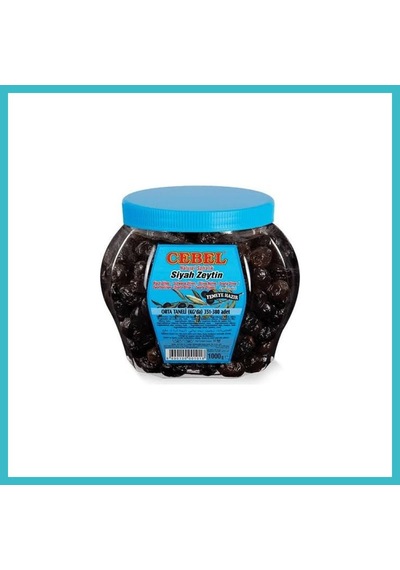 Bezos Cebel Siyah Zeytin Orta Taneli 1 Kg Pet Dfnbez