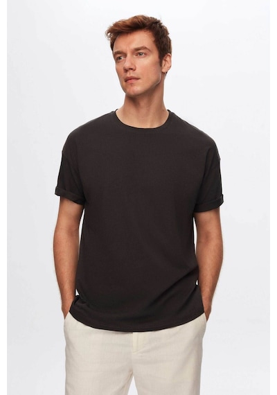 D's Damat Ds Damat Comfort Antrasit %100 Pamuk T-shirt 6HC14ORT02006 Antrasit