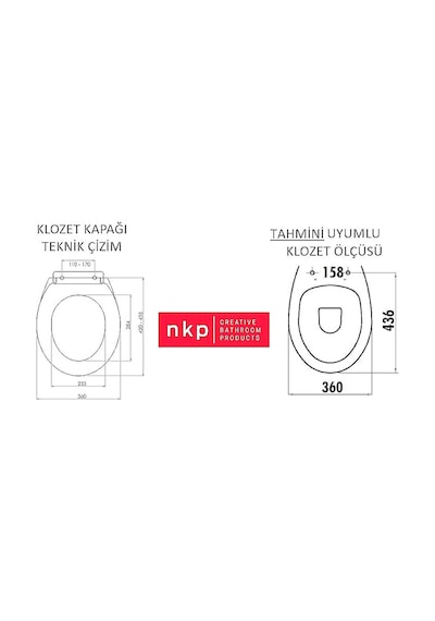Smart Sessiz Yavaş Kapanır Klozet Kapağı