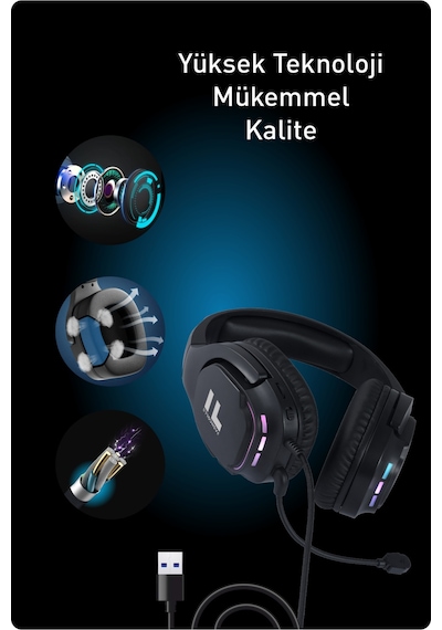 Fashcolle G900 7.1 Virtual Sound Oyuncu Kulaklığı