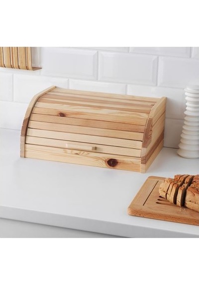 Ekmek Kutusu Çam Ekmeklik 40x26x17 CM
