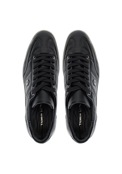 Tamer Tanca Erkek Hakiki Deri Siyah Sneakers & Spor Ayakkabı 352 24110 Erk Ayk Y26 Sıyah Dr
