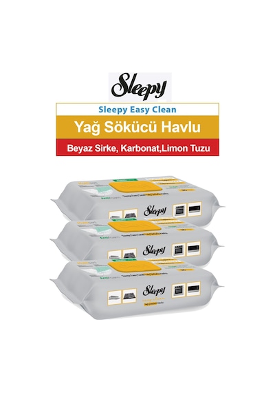 Sleepy Easy Clean Yağ Çöüzücü Havlu 30'lu 3 Paket Diğer