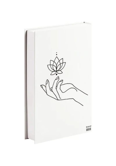 604 Lotus Dekoratif Kitap Kutusu