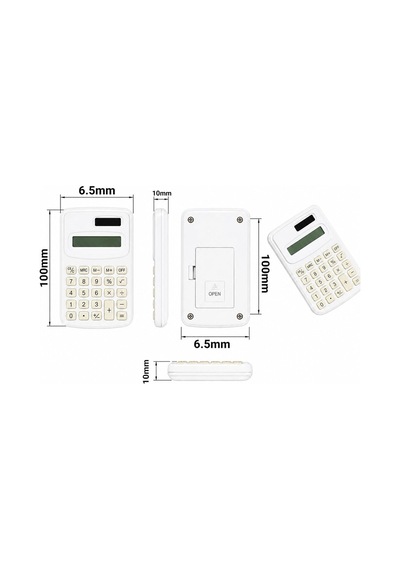 Powermaster Pm-25423 Beyaz Mini Hesap Makinesi Diğer
