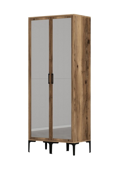 Variant Kumsal 2 Kapılı Rr Gardrop - Ceviz / Ceviz