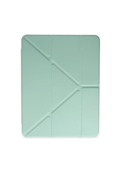 Apple İpad Pro 12.9 2021 Kılıf Kalemlikli Mars Tablet Kılıfı - Açık Yeşil Diğer