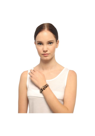 Tblk03460 Oval Kaplan Gözü Kadın Bileklik 3401-3549 Çok Renkli
