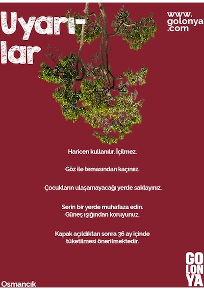 Golonya Alaca Cam Şişe Kolonya 250 ML