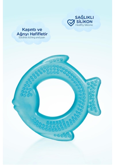 Wee Baby Sulu Dolgulu Diş Halkası Balık Pembe