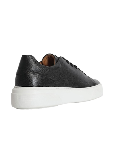 Lufian Tommy Erkek Deri Sneaker Ayakkabı - Siyah 111230187100100 Siyah