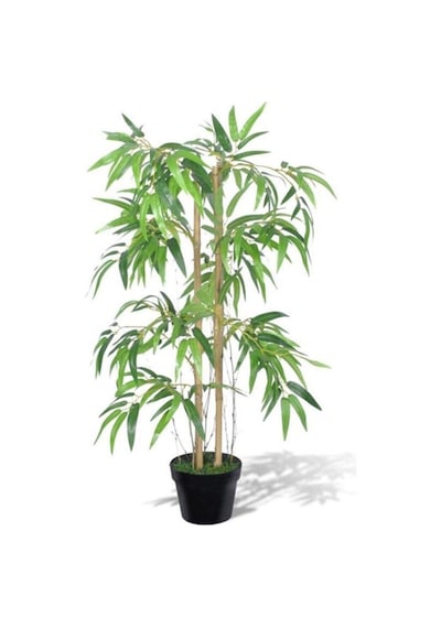 Yapay Ağaç Bambu Ağacı 2 Gövdeli Salex li 90x30cm Siyah Plastik S