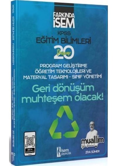 2024 KPSS Muallim Eğitim Bilimleri Program Geliştirme 20 Deneme - Ziya Sümer - İSEM Yayıncılık