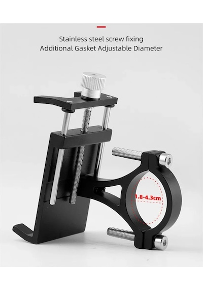 Bisiklet / Motosiklet Telefon Tutucu Anti-shock Gidon Navigasyon Tutacağı 4 Tırnak Kilitli