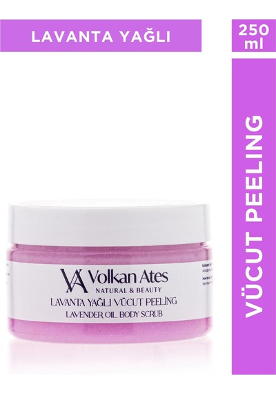 Volkan Ates Natural & Beauty Lavanta Yağlı Vücut Peeling Body Scrub 250 ML
