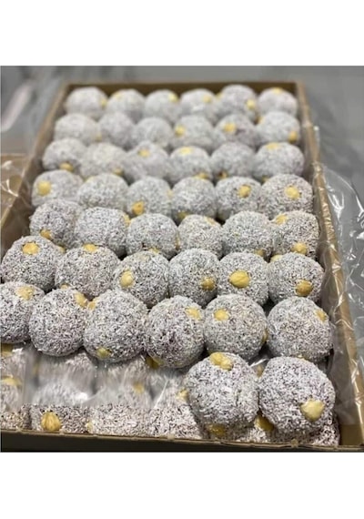 Hindistan Cevizli Fındıklı Truf Topları 500 Gr