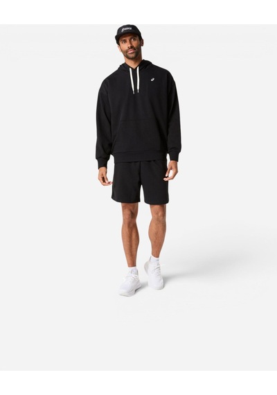 Asics French Terry Relaxed Pullover Hoodıe Erkek Siyah Sweatshirt 2031f449-001