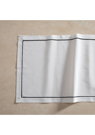 Mudo Home Buldan Keteni Runner Siyah Biyeli 50x130 Ekru