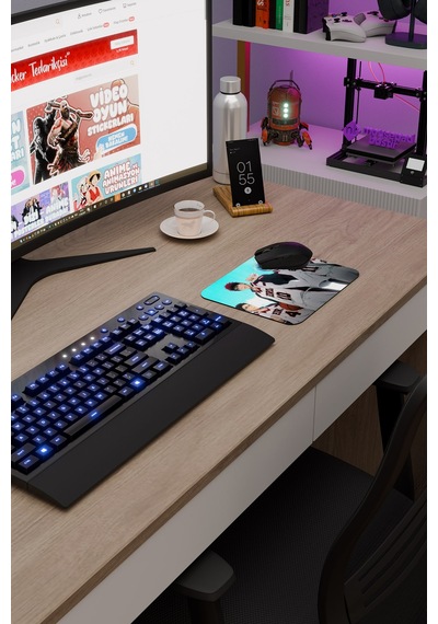 Kuroko No Basket Anime V4 - 22x18 Gaming Kauçuk Kaymaz Taban Mouse Pad Fare Altlığı