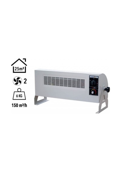 Vortex 3000w Monofaze Elektrikli Fanlı Isıtıcı Krem