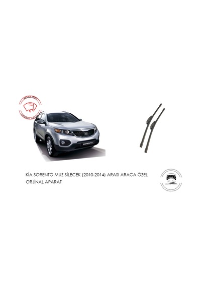 Kia Sorento Muz Silecek (2010-2014) Arası Araca Özel  Apar