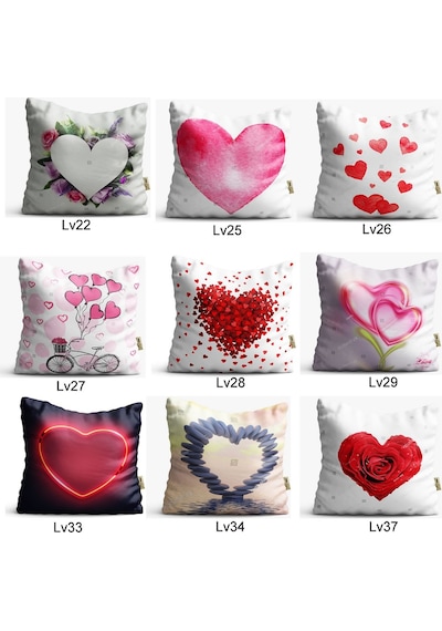 Kırlent Kılıfı 42X42Cm Dekoratif Kırlent Yastık Kılıfı Desenli