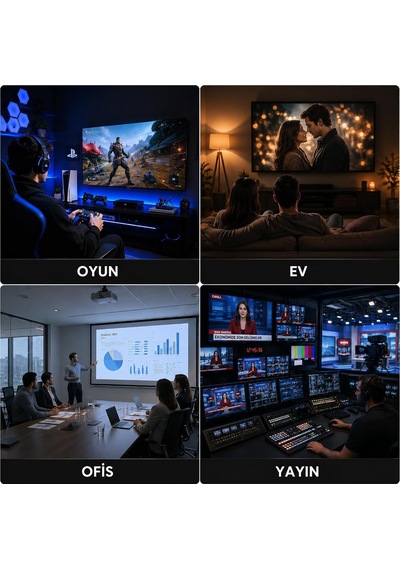 Lexroo 4k Hdmı Kablosu - Yüksek Hızlı Görüntü Ve Ses İletimi - Uhd Görüntü Aktarımı