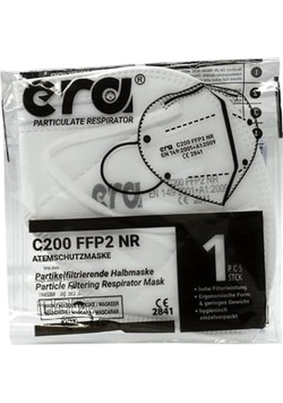 Era C200 Ventilsiz Ffp2 Nr Partikül Solunum Maskesi 10 Lu Paket