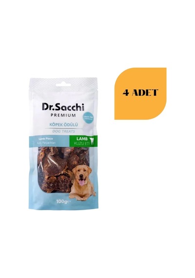 Dr. Sacchi Kuzu Parçacıklı Köpek Ödülü 100 G X 4 Adet
