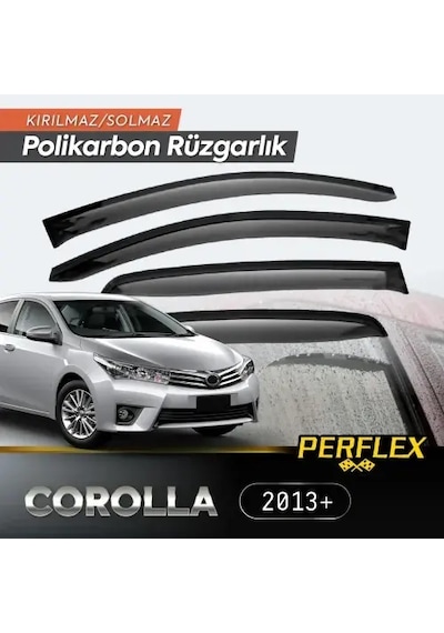 Perflex Polikarbon Kırılmaz Rüzgarlık V2 Mugen Toyota Corolla 2013+ - 24242422557ht