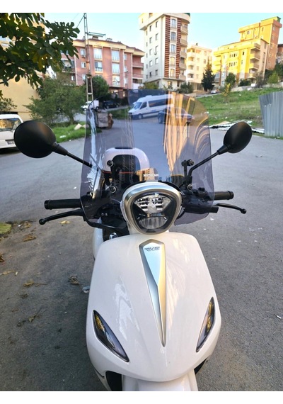 Motocam Rks Neon 125 Ön Cam 2023-2026 Model 44cm Füme Renkli 4mm Aparatsız