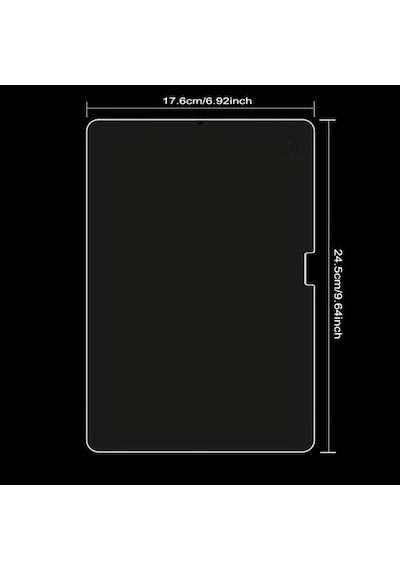 Apple Uyumlu iPad  A16 11.nesil A3354-a3355 İle Temperli Kırılmaz Cam Ekran Koruyucu