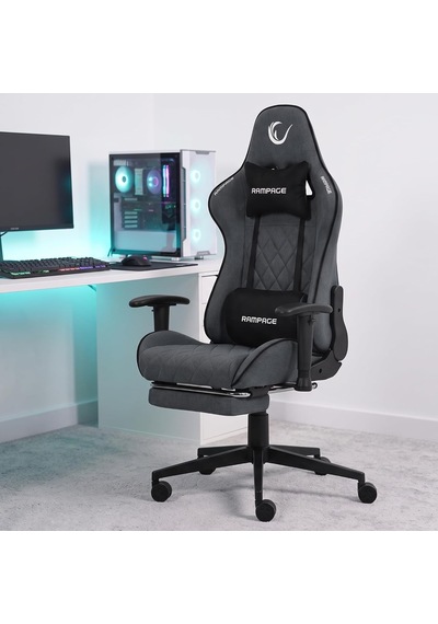 Myth Pro Kl-r29 Üst Seviye Terletmez Kumaş Gri Gaming Oyuncu Koltuğu Çok Renkli